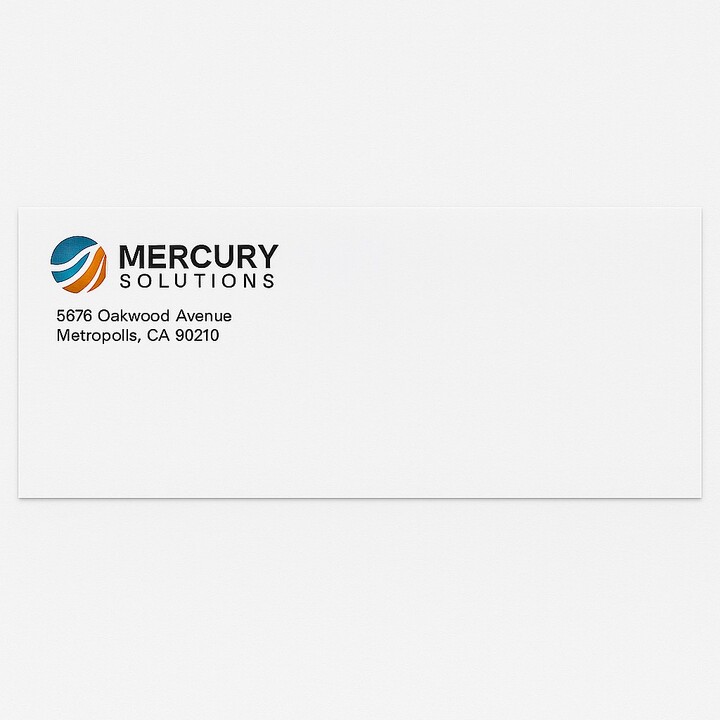 Create your own full color business return envelopes online