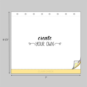 Custom business forms with tag - 6-part