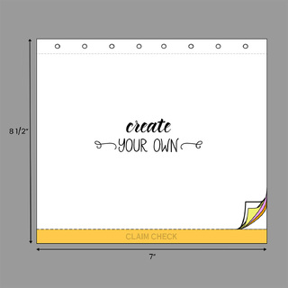 Custom business forms with tag - 6-part
