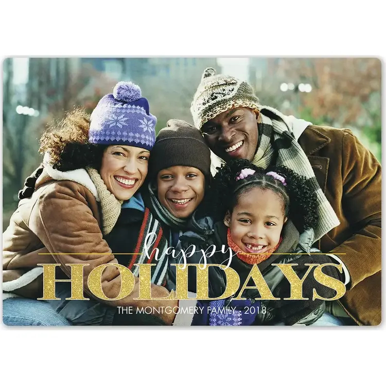 Custom Family Holiday Photo Cards - Dream Big