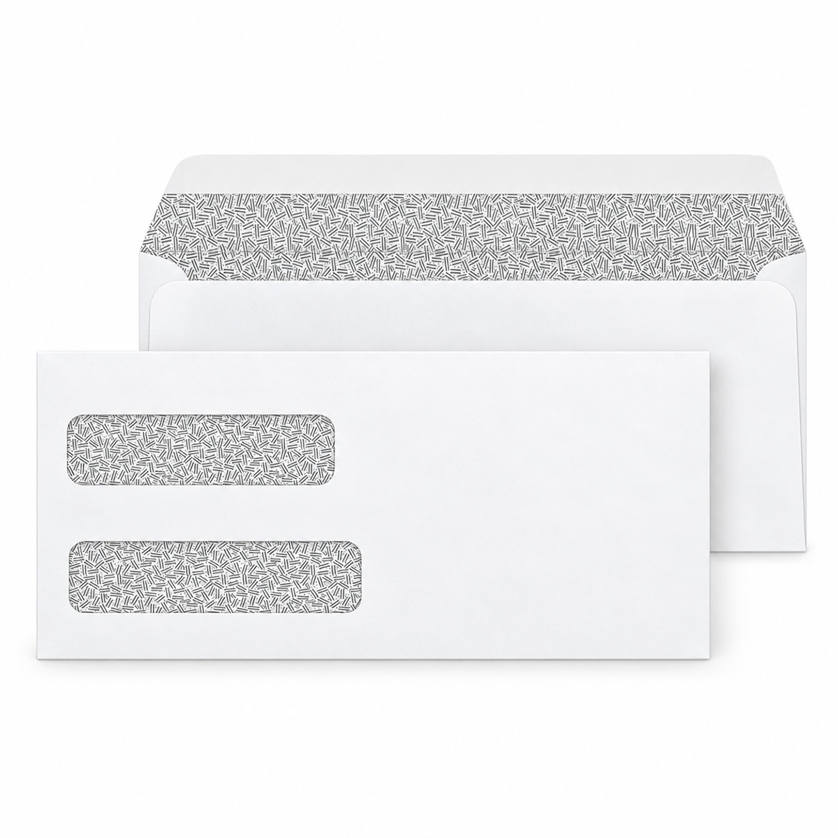 Confidential Self Seal Envelopes - Two Windows