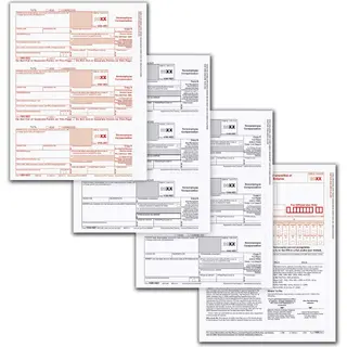 1099 Tax Forms NEC, 3-Part, Carbonless Format