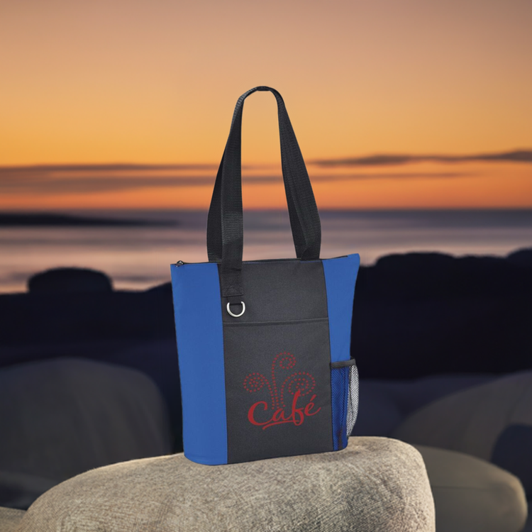 Stylish and durable tote bag with business logo