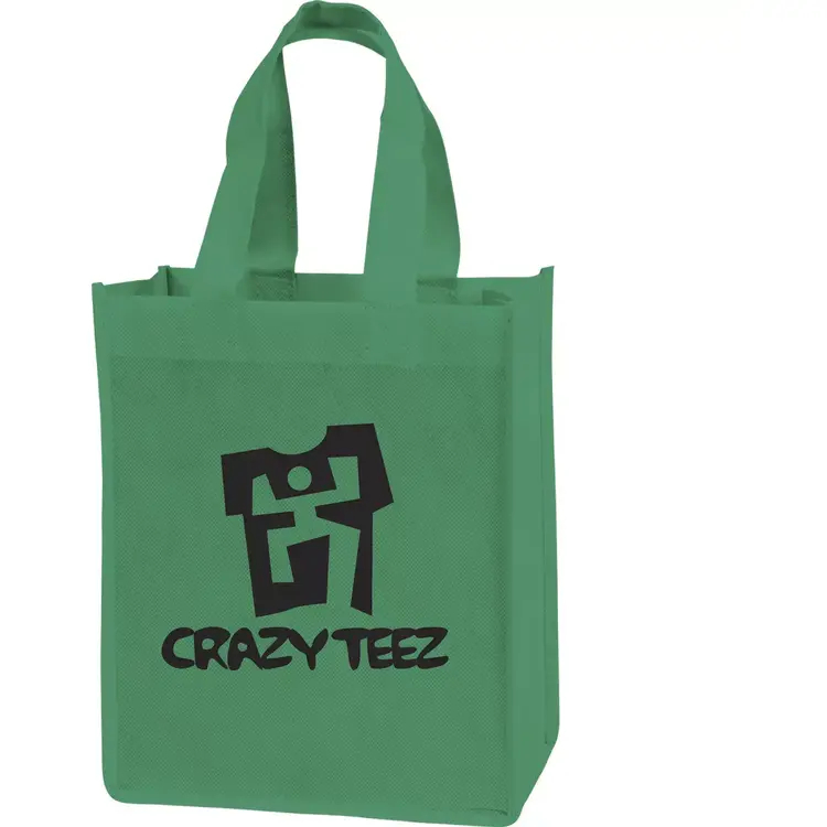 Customized book tote bag with business logo
