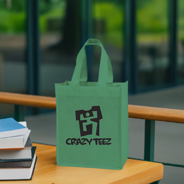 Personalized book tote bags with business logo