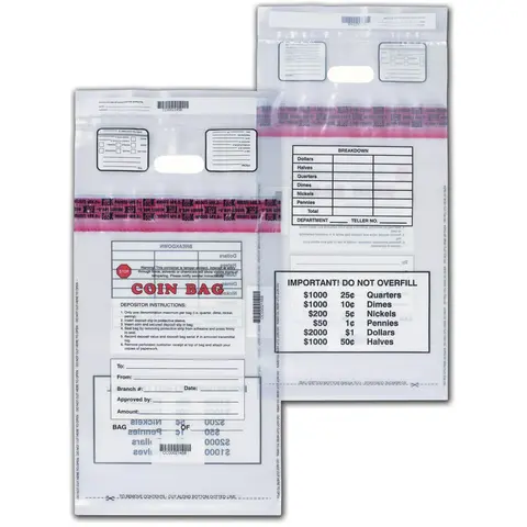 Heavy Duty Cash Deposit Bags