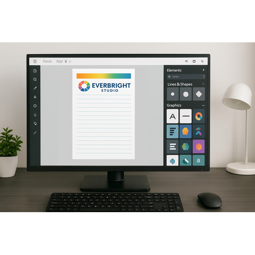 Design your own color notepads for your business