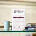 Custom retail sales books with logo