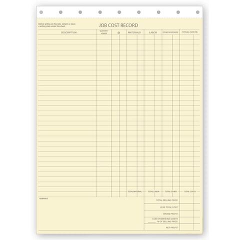 Custom printed job invoices - 2 copies