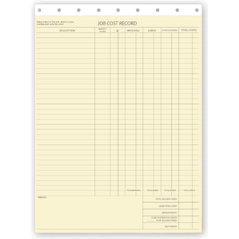 Custom printed job invoices - 2 copies