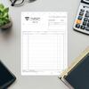 Purchase order forms for businesses with custom logo