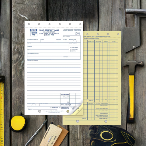 Custom work orders for contractors