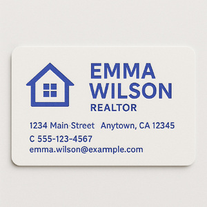 Design your own 1 ink color business cards with round corners