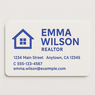 Design your own 1 ink color business cards with round corners