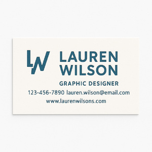 Custom business cards with raised ink and printed with unique spot color