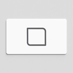 Custom business cards with rounded corners, offering a modern and professional design printed on quality paper
