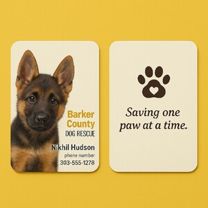 Design your own 2-sided business card online with pictures