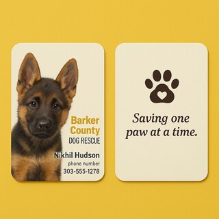 Design your own 2-sided business card online with pictures