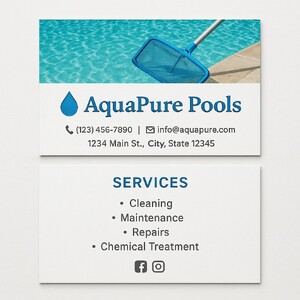 2-Sided Business Cards Printed in Raised Full Color Ink