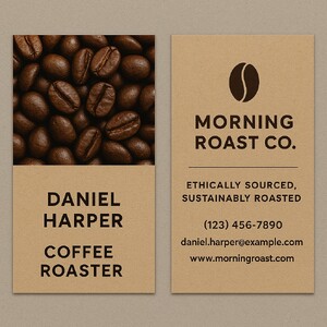 Create Your Own 2-Sided Full Color Business Cards on Recycled Paper