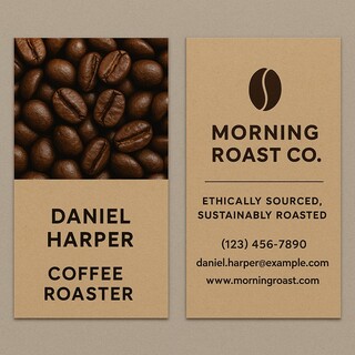 Create Your Own 2-Sided Full Color Business Cards on Recycled Paper