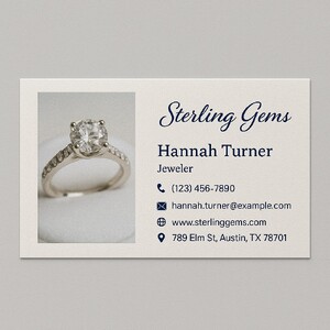 Create Your Own Business Cards with Sparkle Effect - Full Color Printing