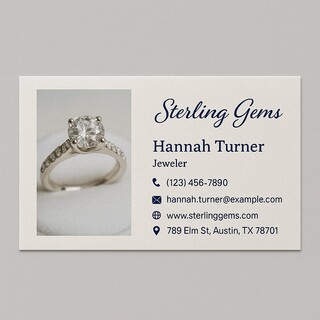 Create Your Own Business Cards with Sparkle Effect - Full Color Printing