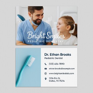 Create glossy business cards online with my own pictures on both sides