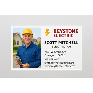 Create your own business card online starting from a template