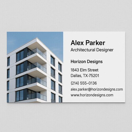 Craft your own durable business card from a template
