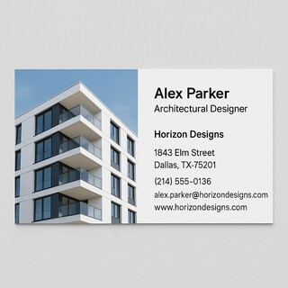 Craft your own durable business card from a template