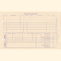 Carbonless work order backprint