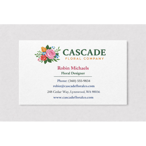 Create my own business cards with embossed ink thermography