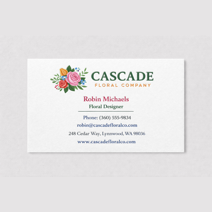 Create my own business cards with embossed ink thermography