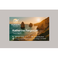 Design professional business cards online using templates