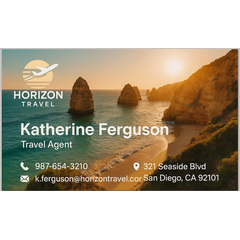 Design professional business cards online using templates
