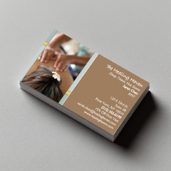 Custom recycled business cards with professional printing