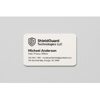 Custom business cards printed with only black ink