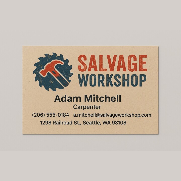 Full color recycled business cards designed online & professionally printed