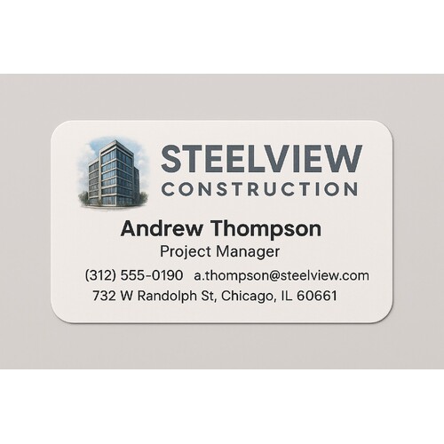 Custom business cards printed with 1 and 2 ink colors