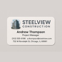 Custom business cards printed with 1 and 2 ink colors