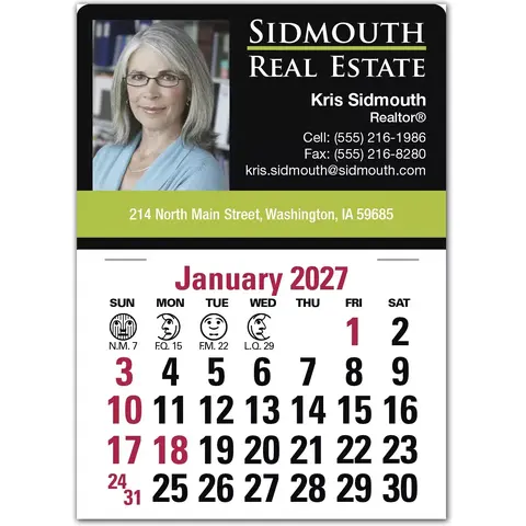 2027 Full Color Self Adhesive Calendars