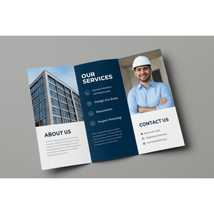 Custom letter-size brochures online with a 3-panel z-fold (accordion style)