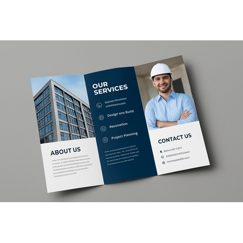 Custom letter-size brochures online with a 3-panel z-fold (accordion style)