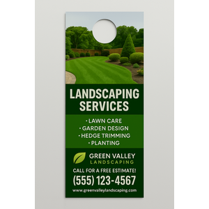 Design your door hangers online in minutes.