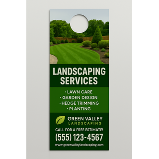 Design your door hangers online in minutes.