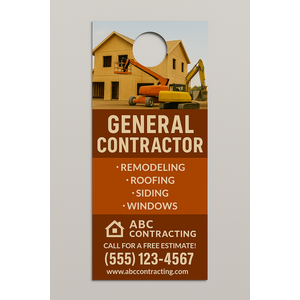 Design your small business door hangers online in minutes.