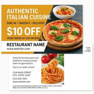 Create Your 2-Sided Business EDDM Postcards Online