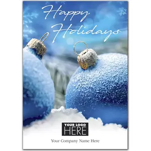 Stunning Sapphire Logo Card with a custom company logo printed on the front.