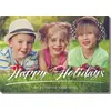 Say It with Style Holiday Photo Card template showing a custom area for a full-color company or staff photograph